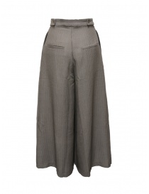 A Tentative Atelier brown wide draped trousers price