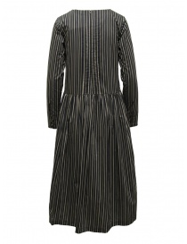 A Tentative Atelier black striped dress with V-neck