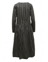 A Tentative Atelier abito nero a righe con scollo a Vshop online abiti donna