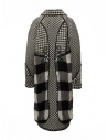 Commun's black and white checked coat shop online womens coats