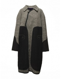 Commun's Prince of Wales coat with black panels M101B GREY/BLACK order online