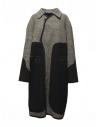 Commun's cappotto principe di Galles con pannelli neri acquista online M101B GREY/BLACK