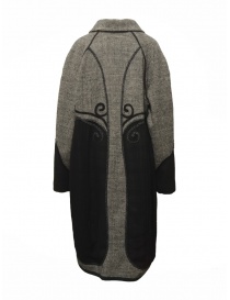 Commun's cappotto principe di Galles con pannelli neri