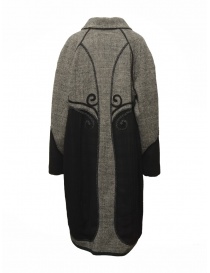 Commun's cappotto principe di Galles con pannelli neri acquista online