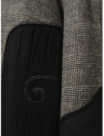 Commun's cappotto principe di Galles con pannelli neri cappotti donna prezzo