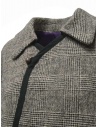 Commun's Prince of Wales coat with black panels price M101B GREY/BLACK shop online