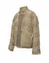 Commun's bomber jacket in beige embroidered raw wool V108B LIGHT BRW/CREAM buy online