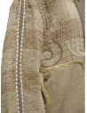 Commun's giaccone in lana grezza ricamata beigeshop online giubbini donna
