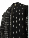 Commun's multi-pattern jacket in black and white mixed wool V109A BLACK/WHITE buy online