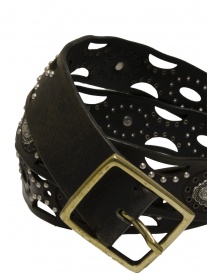 Post&Co. leather belt with oval metal decorations price