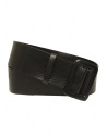 Post&Co. black leather band belt buy online 10288LANCA NERO