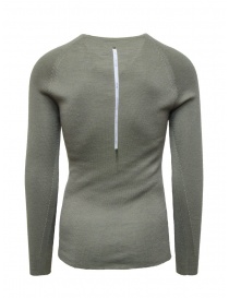 Label Under Construction military green cashmere and silk sweater buy online