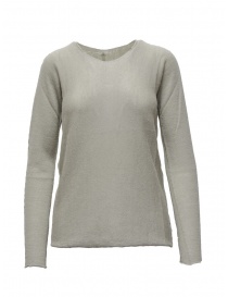 Women s knitwear online: Label Under Construction light grey cashmere pullover