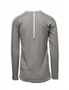 Label Under Construction grey jersey with decorative stitching shop online men s knitwear