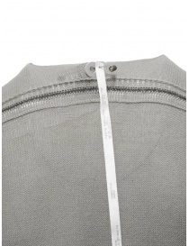 Label Under Construction grey jersey with decorative stitching men s knitwear buy online