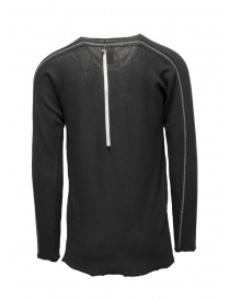 Label Under Construction dark grey sweater with rear embroidery men s knitwear buy online