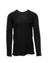 Label Under Construction black sweater with rear embroidery buy online 36YMSW251 CO148 BK SRL