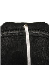 Label Under Construction black sweater with rear embroidery men s knitwear buy online