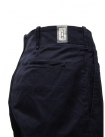 Monobi Bio Gabardine Origin Chino blue cotton trousers mens trousers buy online