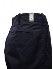 Monobi Bio Gabardine Origin Chino pantaloni blu in cotone pantaloni uomo acquista online