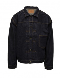 Giubbini uomo online: Japan Blue Jeans giacca in denim blu scura