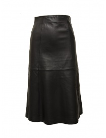 Selected Femme black leather skirt 16088271 BLACK