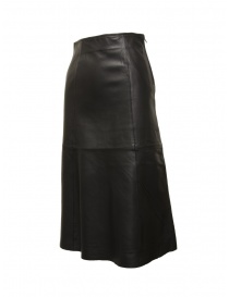 Selected Femme black leather skirt buy online