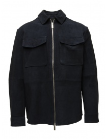 Selected Homme giacca scamosciata blu online