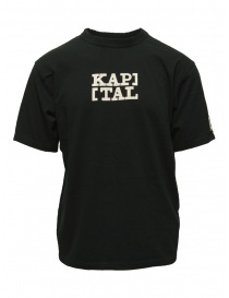 Kapital T-shirt nera "KAP][TAL" EK-1481 BLACK order online