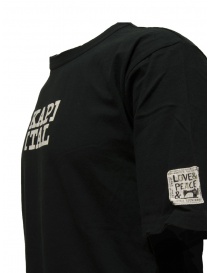 Kapital T-shirt nera "KAP][TAL" prezzo