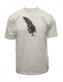 Kapital Conifer & G.G.G. t-shirt con albero e inserto trasparente K2304SC158 WHITE order online