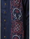 Kapital long shirt dress in blue and red linen K2305OP172 RED buy online