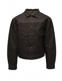 Kapital KAP-302 giacca in jeans marrone Century Denim KAP-302 N5S order online
