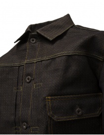 Kapital KAP-302 giacca in jeans marrone Century Denim giubbini uomo acquista online