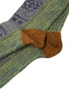 Kapital Fair Isle grey socks with ethnic pattern EK-1460 GRAY price