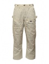 Kapital Lumber multi-pocket pants in white canvas buy online EK-1420 NAT