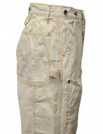 Kapital Lumber multi-pocket pants in white canvas buy online price