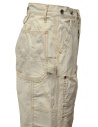 Kapital Lumber multi-pocket pants in white canvas price EK-1420 NAT shop online