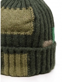 Kapital berretto in lana verde patchwork prezzo