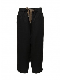 Kapital Casa black heavy linen pants online