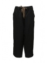Kapital Casa black heavy linen pants buy online K2304LP101 BLACK