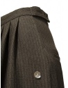 A Tentative Atelier brown wide draped trousers price P23246B02B DARK BROWN shop online