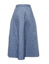 Cellar Door Ambra T Cellar Door Ambra T light blue quilted padded skirt shop online womens skirts