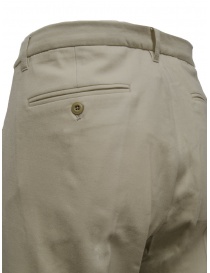 Cellar Door Chino Tea pantaloni in lana beige pantaloni uomo acquista online