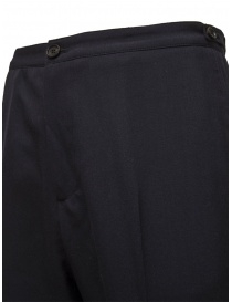 Cellar Door Sammy classic blue trousers in mixed wool mens trousers buy online