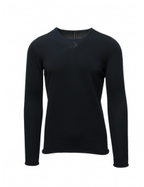 Label Under Construction blue cotton long-sleeved sweater online