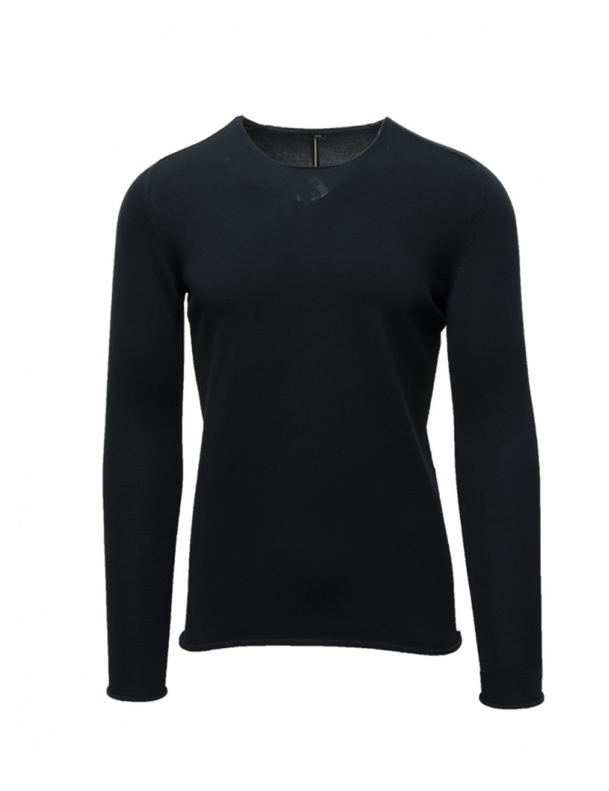 Label Under Construction blue cotton long-sleeved sweater 25YMSW74 CO131 RG 25/3 SRL men s knitwear online shopping