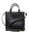 Cornelian Taurus Trace Tote mini borsa quadrata a tracolla in pelle nera acquista online CO23FWTT020 BLACK