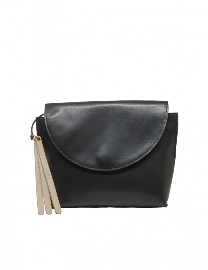 Cornelian Taurus Trace Cover mini borsa a tracolla in pelle nera CO23FWTC010 BLACK borse online shopping