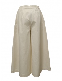 Dune_ Ivory white twill culotte trousers buy online